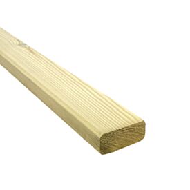 20 x 44mm UC3 Treated Redwood Planed Landscape Batten