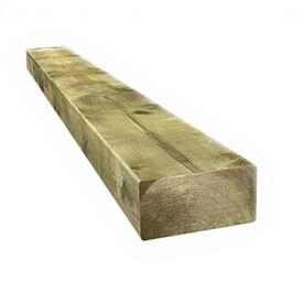 Green UC4 Treated Chamfered Sleeper 100 x 200mm x 2.4m