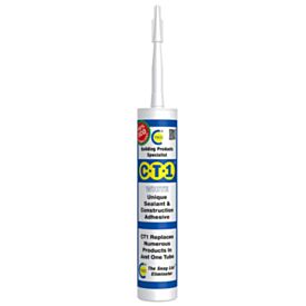 White CT1 Sealant & Construction Adhesive 290ml