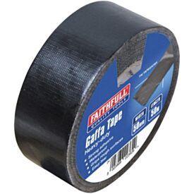 All Purpose Gaffa Tape Black 50mm x 50m Roll