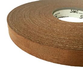 Iron On Sapele Veneer Edging Strip 19mm/22mm 50m Roll