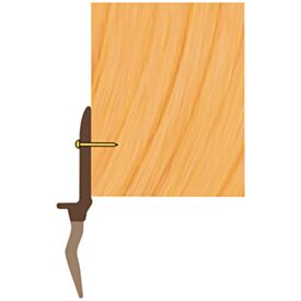 Draught Excluder Blade Seal Brown 914mm