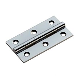 75mm Butt Hinge Polished Chrome (Pair)