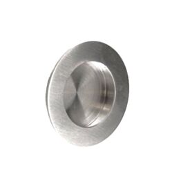 Circular Flush Pull Satin Stainless Steel