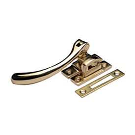 Bulb End Casement Fastener Polished Brass