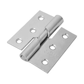 75mm Rising Butt Hinge RH Zinc Plated (Pair)