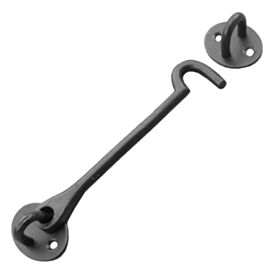 Cabin Hooks 6 Epoxy Black