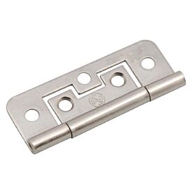 75mm Flush Hinge Nickel Plated (Pair)