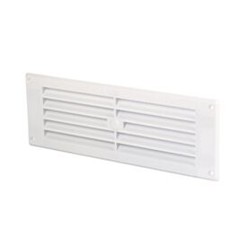 White Louvre MAP Flush Fitting 9 x 3 Vent