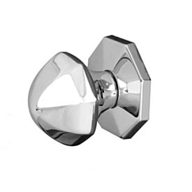 Centre Door Knob 60mm Polished Chrome