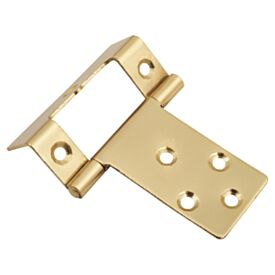 18mm Set Single Cranked Hinge Electro Brass (Pair)