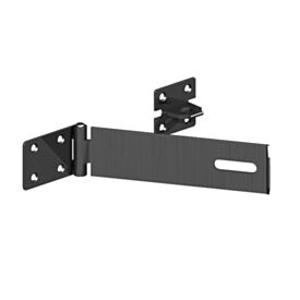 Safety Hasp & Staple 4.5 Epoxy Black