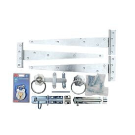 Door / Gate Ironmongery Pack - Zinc