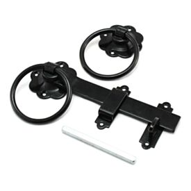 Ring Gate Latch 6 Epoxy Black