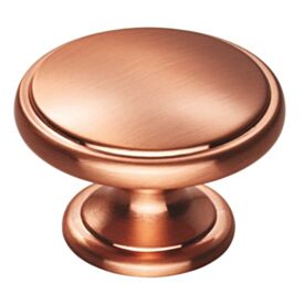 Oxford 38mm Knob On 25mm Rose Satin Copper