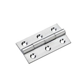 75mm Double Washered Butt Hinge Satin Chrome (Pair)