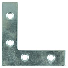 125mm Zinc Plated Corner Plate