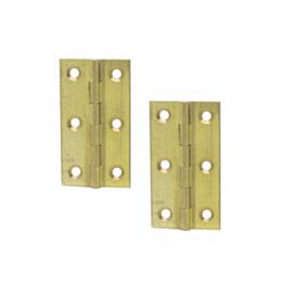 75mm Butt Hinge Self Colour Brass (Pair)