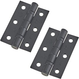 75mm Hinge Ball Bearing Steel Black (Pair)