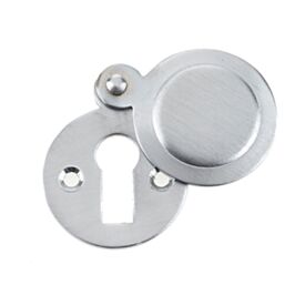 Covered Escutcheon Satin Chrome