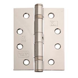 100mm Fire Door Hinges & Intumescent Pads Set Grade 13 (3 Pack)