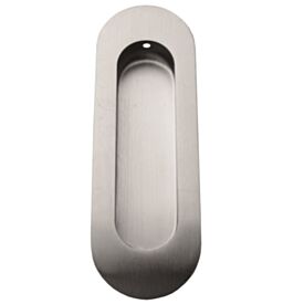 Radius Recessed Door Pull Satin Stainless Steel