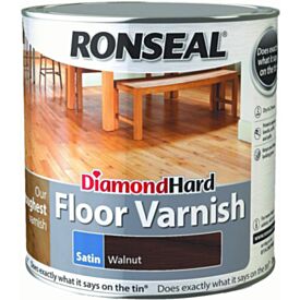 Ronseal Diamond Hard Floor Varnish 2.5ltr Walnut