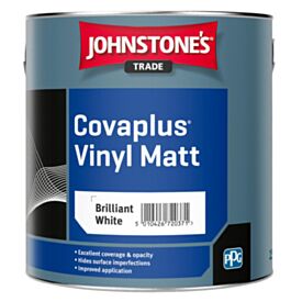 Johnstones Cova-Plus Emulsion White Brilliant 1 Litre