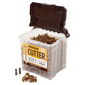 Reisser Cutter Woodscrew Trade Tub 4.0 x 30mm (Tub 1500)