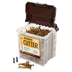 Reisser Cutter Woodscrew Trade Tub 4.0 x 50mm (Tub 900)