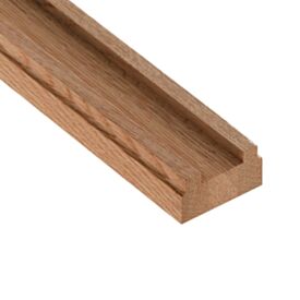 Oak BR2.441O Baserail For 41mm Spindles (2400mm)