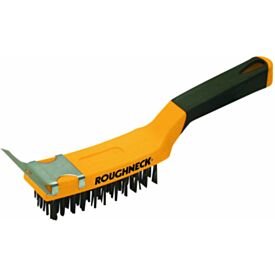 Roughneck ROU52042 Carbon Steel Wire Brush Scraper 12