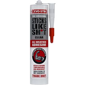 EvoStik 290ml Clear All Weather Sticks Like Sh*t Adhesive