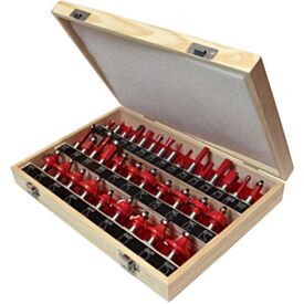 Faithfull FAIRBS35 Router Box Set 1/2 Shank (35 Piece)