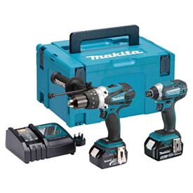 Makita DLX2145TJ 18V Combi & Impact Driver 2 x 5.0ah Li-ion Batteries