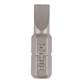 Addax 25mm 5.5 x 0.8mm Slotted Screwdriver Bit (2 Pack)