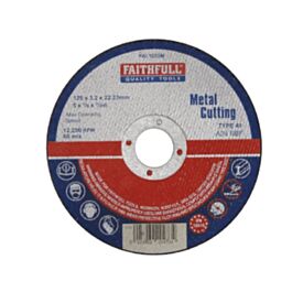 Faithfull FAI1153M 115 x 3.2mm Metal Cutting Wheel