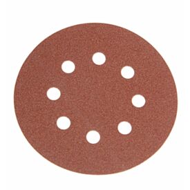 Faithfull 60 Grit Quick-Fit Velcro 150mm Sanding Disk (5 Pack)