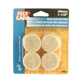 38mm Flooring Felt Gard Round Pads (8 Pack)