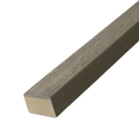 33 x 50 x 2400mm Millboard Flexible Ebony Grey Square Edging