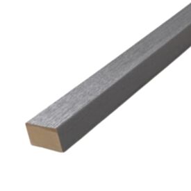 33 x 50 x 2400mm Millboard Flexible Brushed Basalt Square Edging