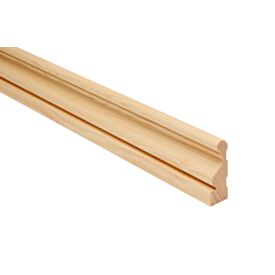 25 x 63mm Nom. (21 x 57mm fin.) Ogee Architrave No.198