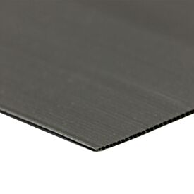 2440 x 1220 x 2mm Plain Black Protector Board