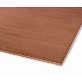 2440 x 1220 x 9mm 2 Sided Crown Cut Sapele Veneered MDF