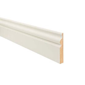 18 x 144mm fin. Primed MDF Ogee Skirting