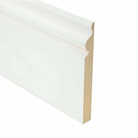 18 x 169mm fin. Primed MDF Ogee Skirting