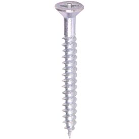 Zinc Plated Twin Thread Woodscrew 8 x 3 (15 Pack)